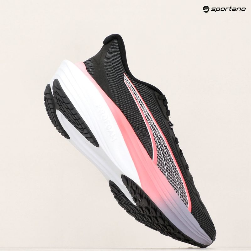 PUMA Darter Pro running shoes puma black/sunset glow/pale plum 9