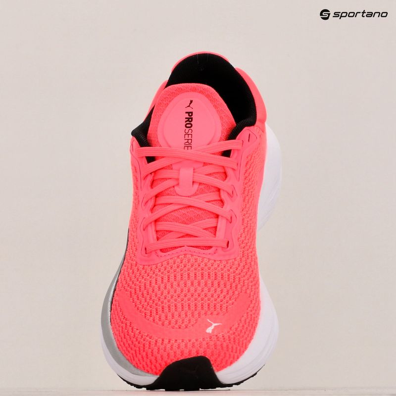 PUMA Scend Pro sunset glow/puma black running shoes 9