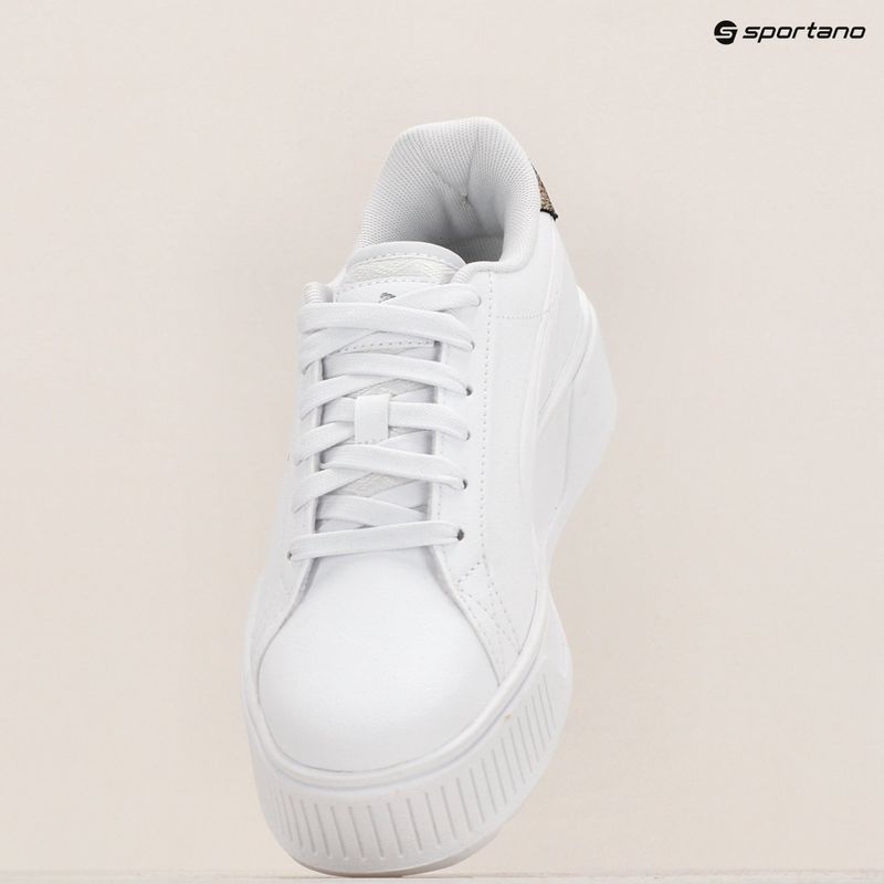 PUMA Karmen Metallic Shine women's shoes puma white/puma silver/puma gold 12
