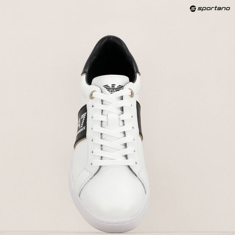 EA7 Emporio Armani Classic Logo shoes white/ black/ gold 15