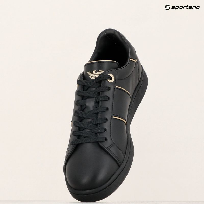 EA7 Emporio Armani Classic Logo triple black/ gold shoes 14