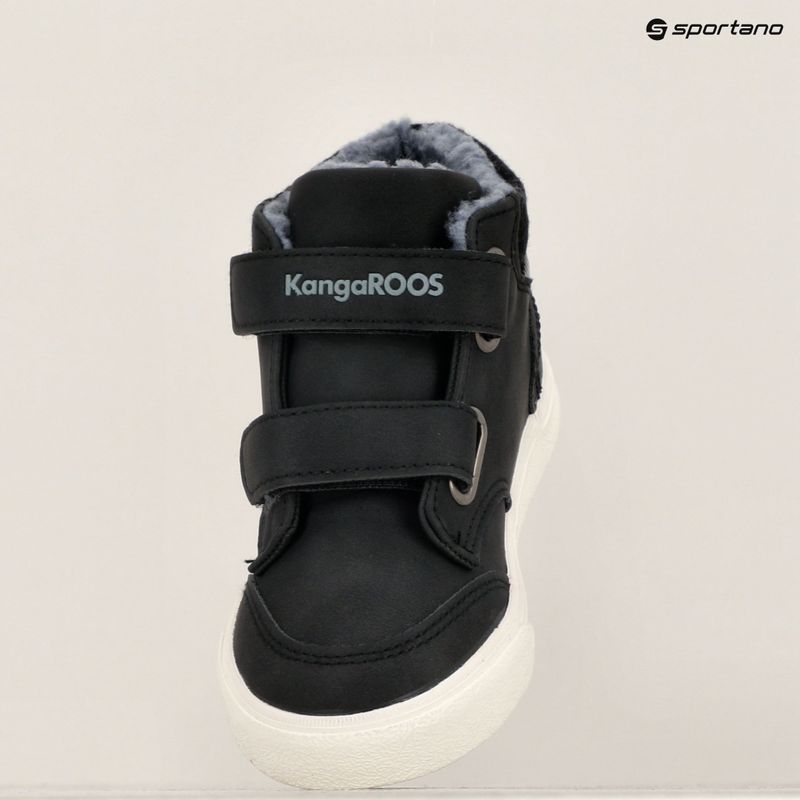 KangaROOS KaVu Primo V jet black / steel grey children's shoes 16