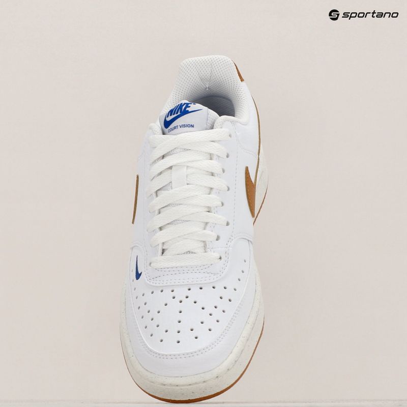 Nike Court Vision Low women's shoes Next Nature white/game royal/sail/flax 9