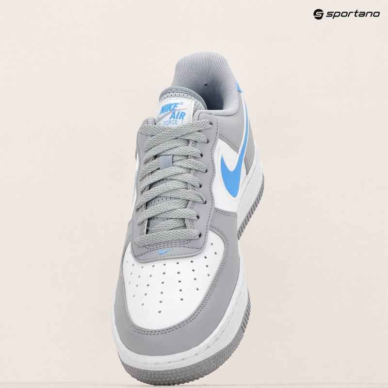 Nike Air Force 1 '07 Next Nature men's shoes wolf grey / white / university bluebi 9