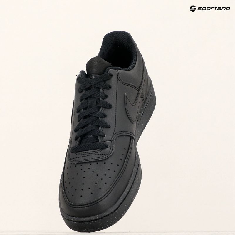 Men's shoes Nike Court Vision Low Next Nature black / black / black 9