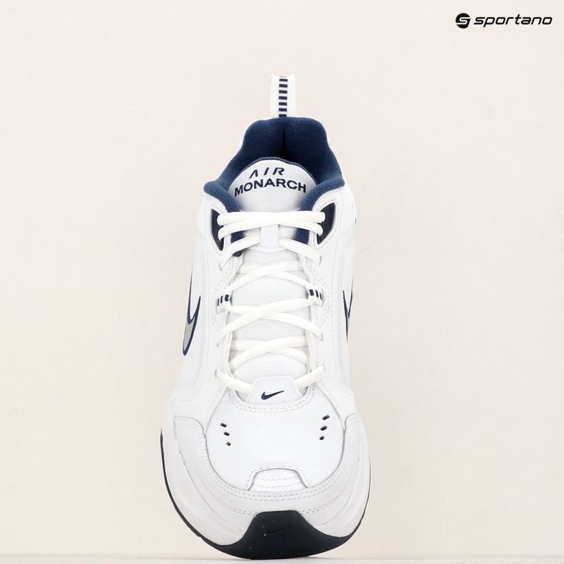 Men's training shoes Nike Air Monarch IV white / metallic silver 9