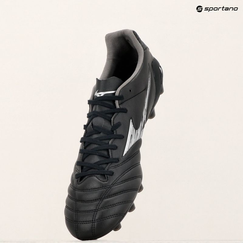 Mizuno Monarcida Neo III Pro FG black/silver men's football boots 9