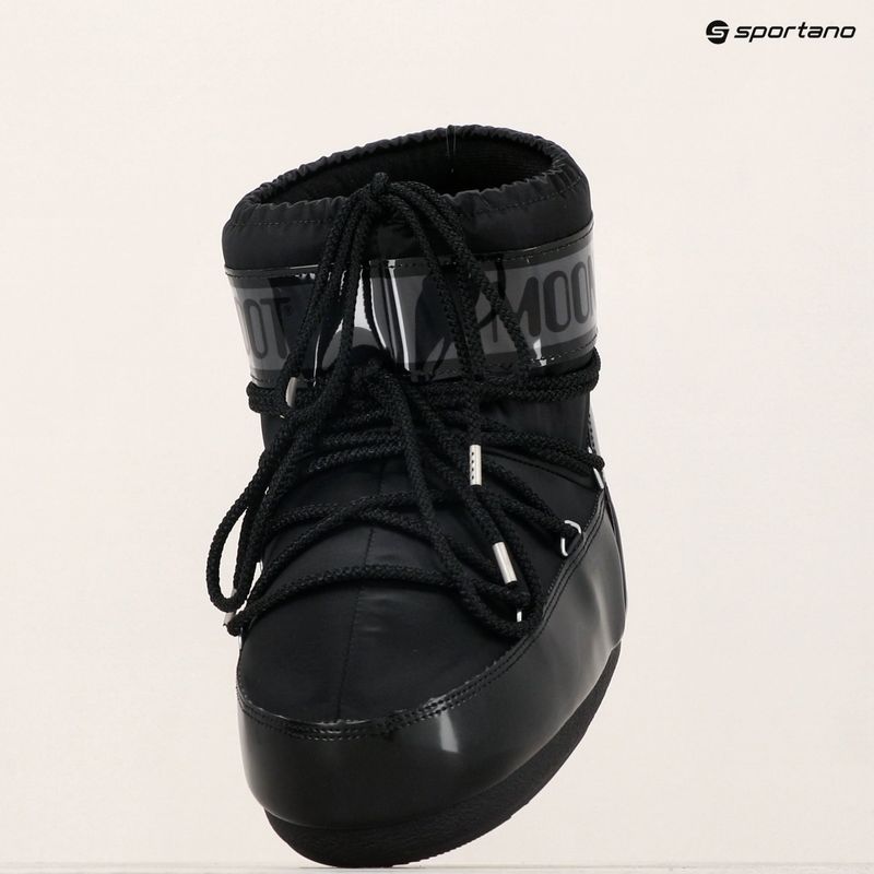 Women's Moon Boot Icon Low Glance snow boots black 14