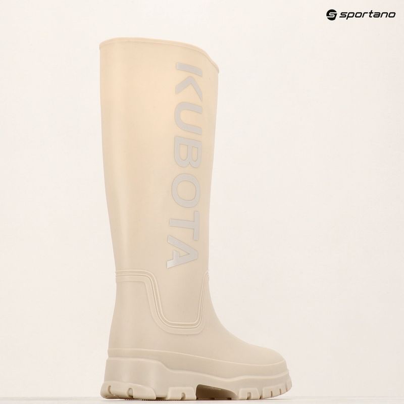 Kubota KUBBKA beige women's wellingtons 16