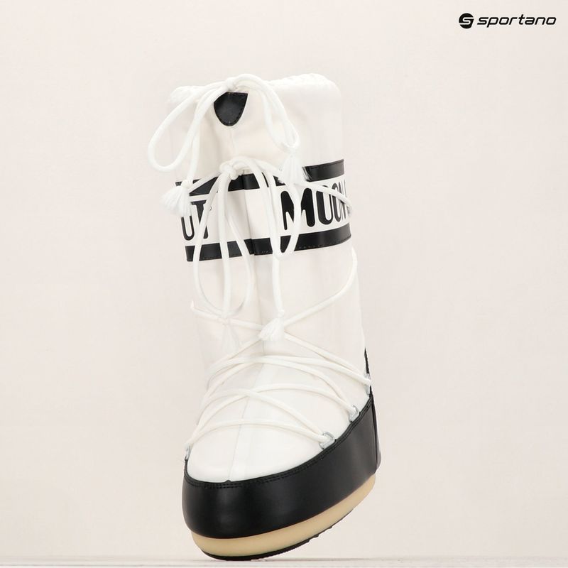 Moon Boot women's snow boots Icon Nylon black/white 15