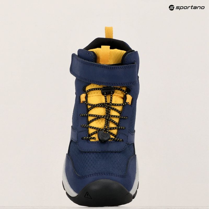 KEEN Skua Mid WP JR children's hiking boots naval academy/yolk yellow 9