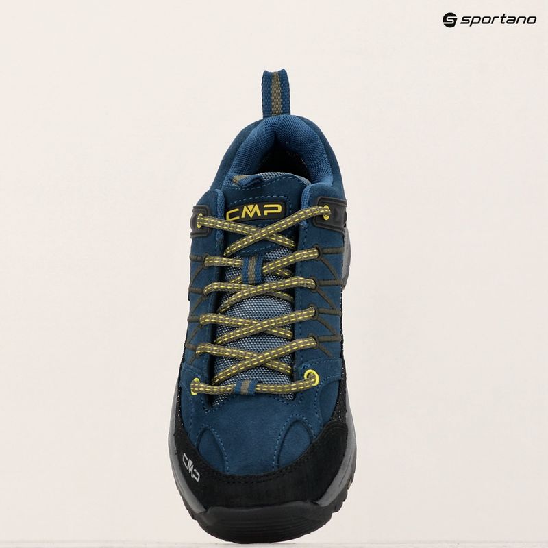 CMP junior boots Rigel Low Wp blue ink / yellow 15