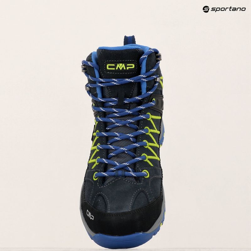 CMP Rigel Mid junior trekking boots b.blue / electric 14