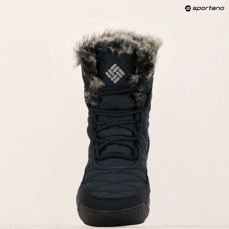 Columbia women's Minx Shorty IV black/ titanium ii snow boots 17