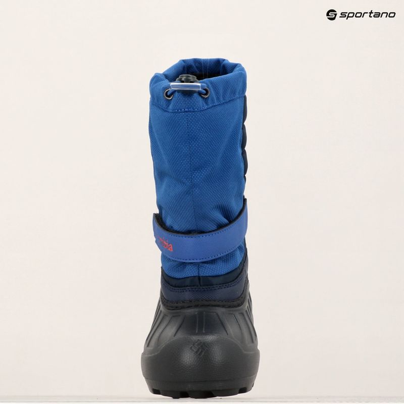 Columbia Youth Powderbug Snowlite mountain blue/ spicy children's snow boots 10