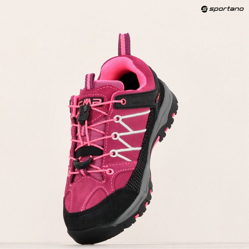 CMP children's trekking boots Rigel Low Wp berry / pink fluo 15