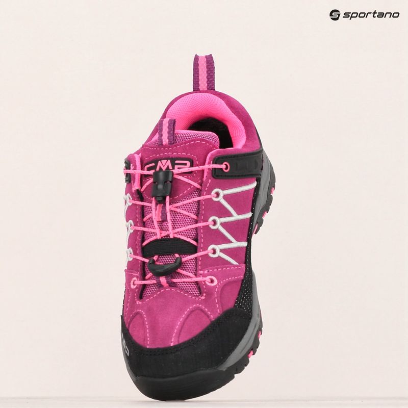 CMP children's trekking boots Rigel Low Wp berry / pink fluo 15