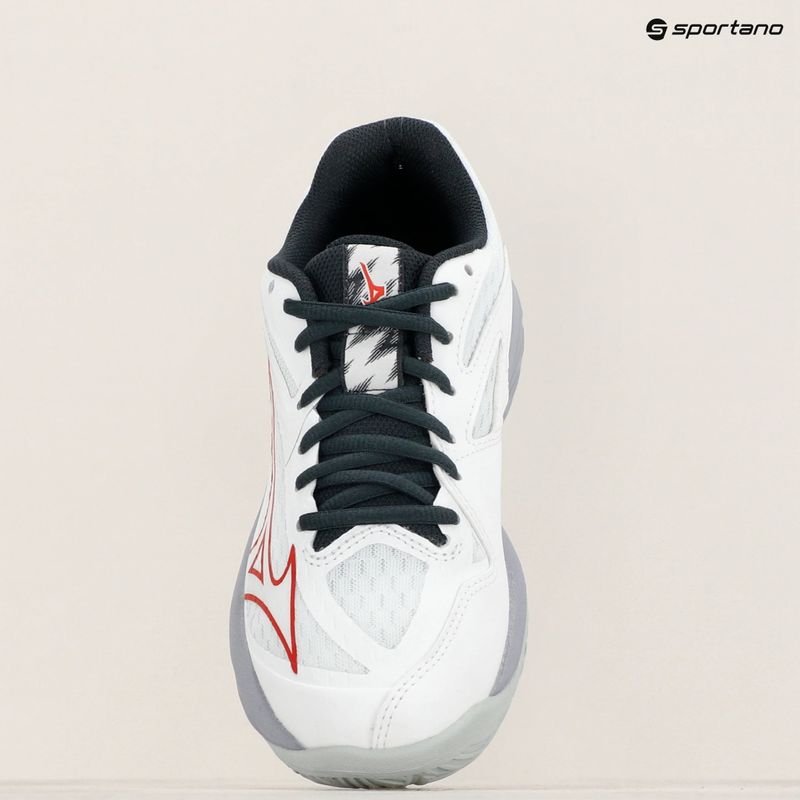 Children's volleyball shoes Mizuno Lightning Star Z7 white/salsa/black 9