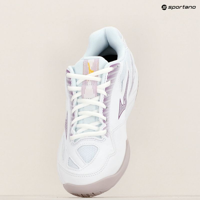 Mizuno Stealth Star 2 handball shoes white/patrician purple/quince 12