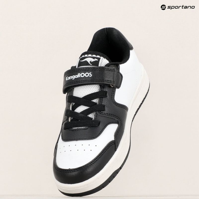 KangaROOS K-CP Fair EV jet black / white children's shoes 9