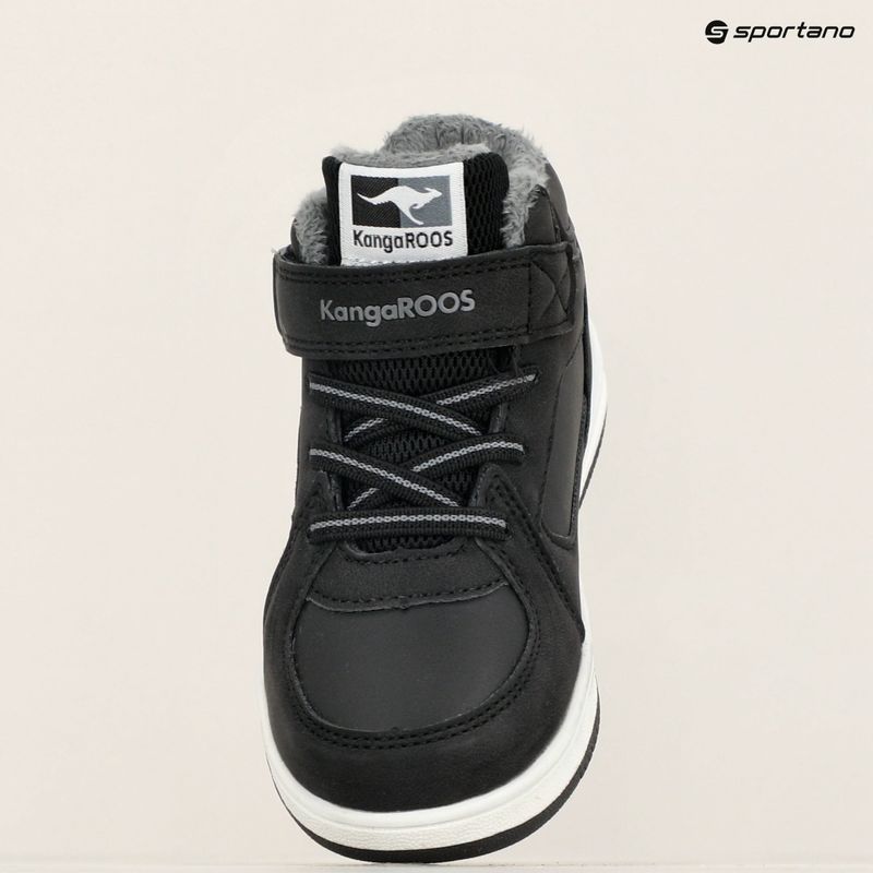 KangaROOS K-CPI Kalino Mid EV jet black / steel grey children's shoes 8