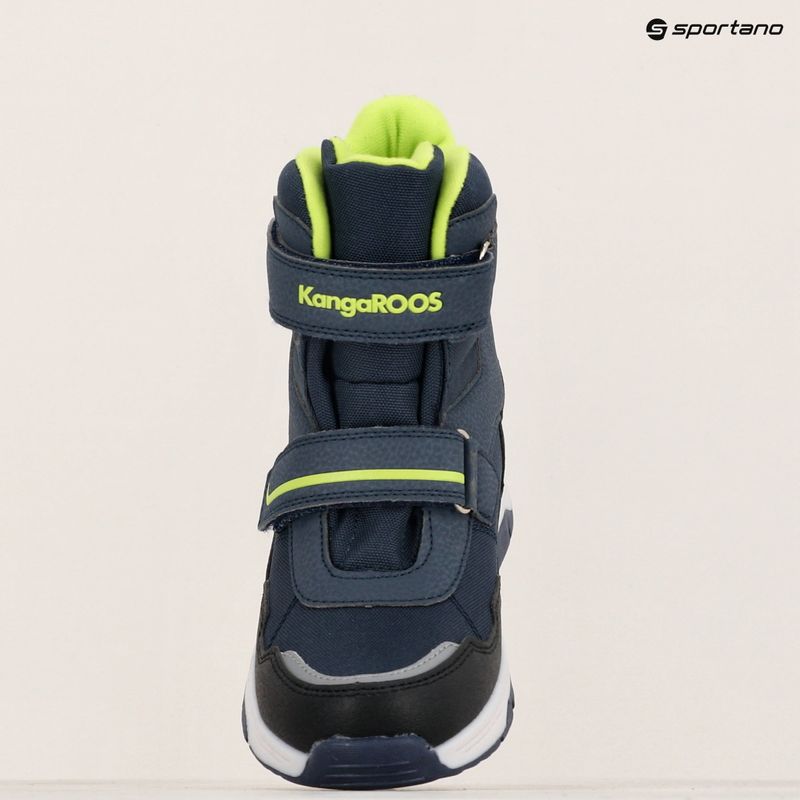 KangaROOS K-MJ Camp V RTX junior snow boots dk navy / lime 16