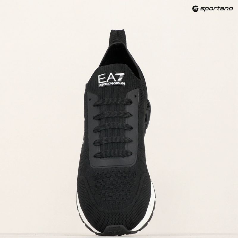EA7 Emporio Armani Black & White Legacy Knit black/white shoes 16