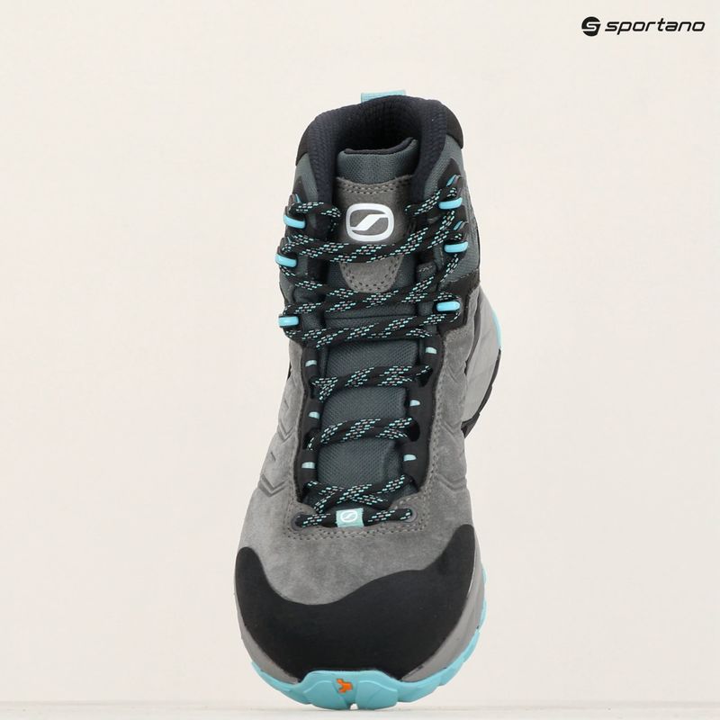 Women's trekking boots SCARPA Rush TRK GTX midgray/aqua 11