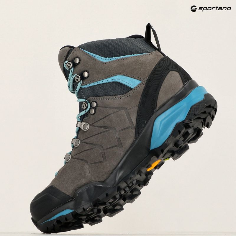 Women's trekking boots SCARPA ZG Trek GTX titanium/icefall 16