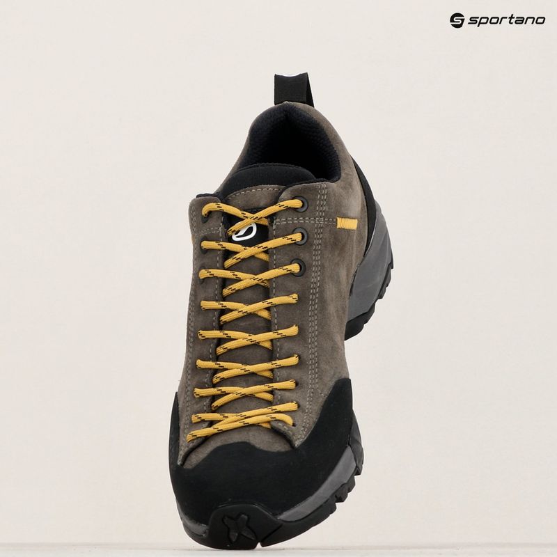 Men's hiking boots SCARPA Mojito Trail GTX titanium/mustard 15