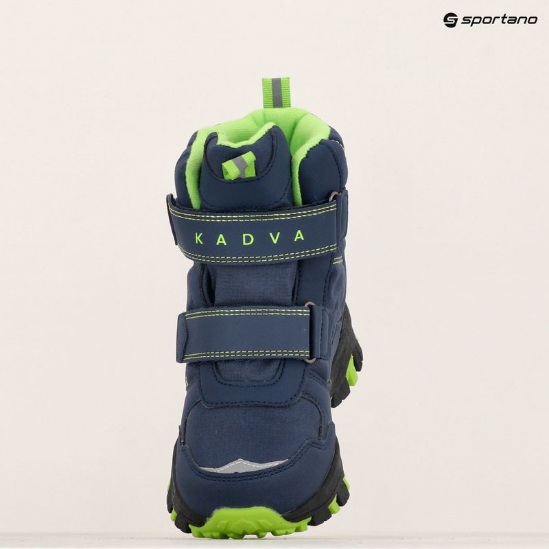 KADVA children's snow boots Snowey Mid WP navy blue/green 13