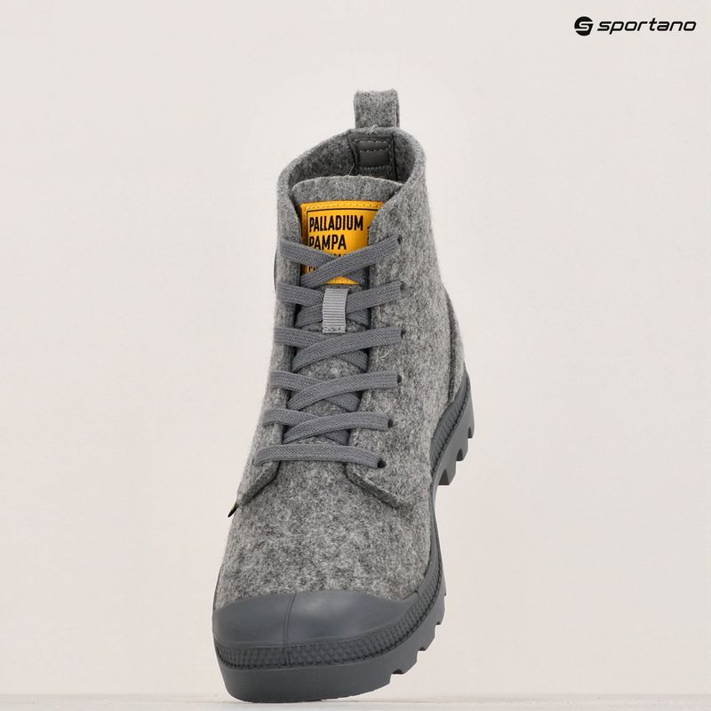 Palladium Pampa Hi Merino grey shoes 15