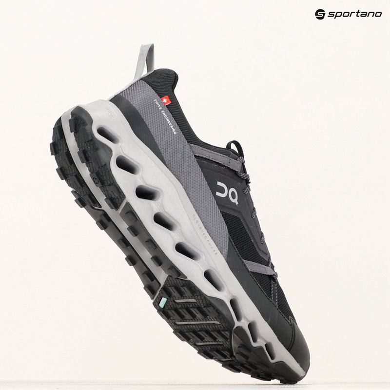 Men's On Running Cloudhorizon black/alloy shoes 16