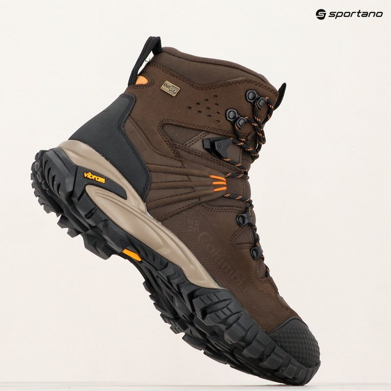 Columbia Geoterra Outdry LTR cordovan/ canyon sun men's trekking boots 19