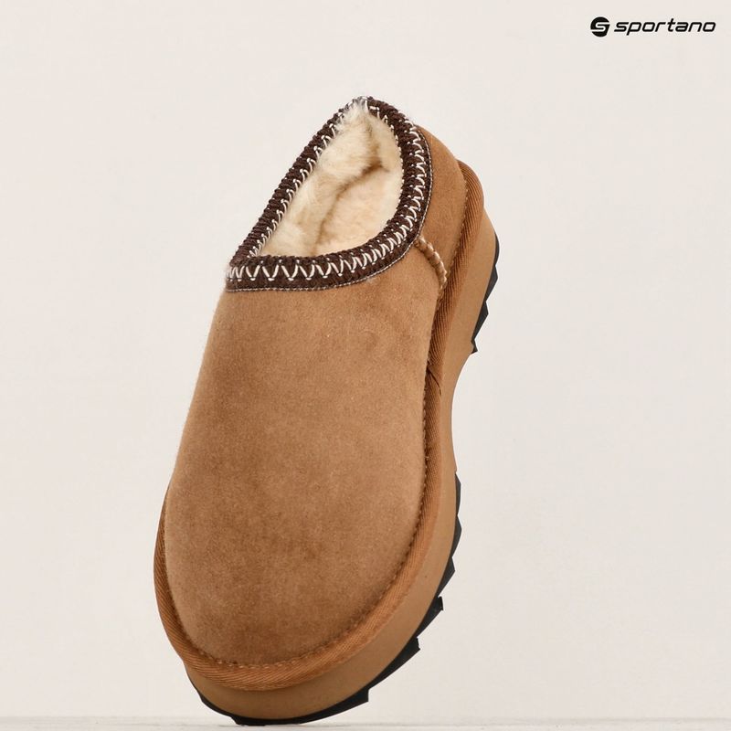 Women's winter slippers EMU Australia Sharky Scuff chestnut 12