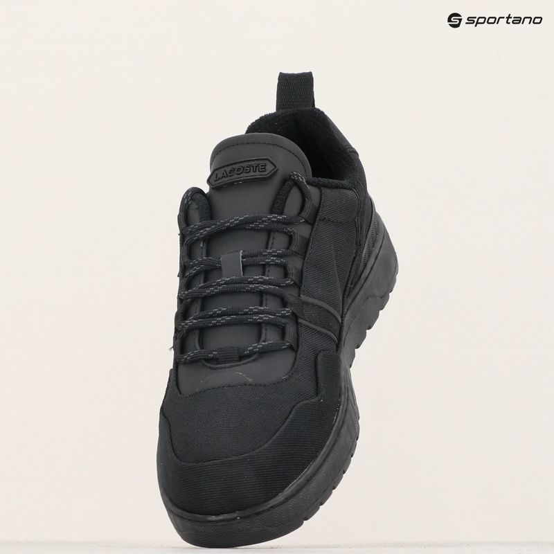 Lacoste men's T-Clip Winter Outdoor black shoes 16