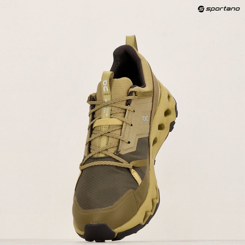 Men's On Running Cloudhorizon Waterproof safari/olive shoes 16