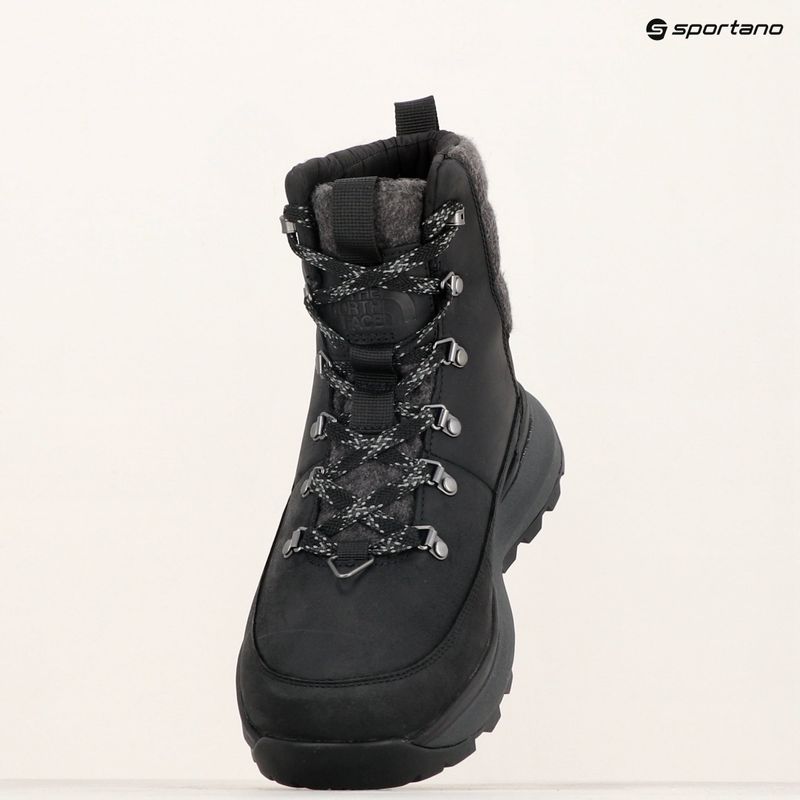 Men's snow boots The North Face Bergen Leather WP black/black 15