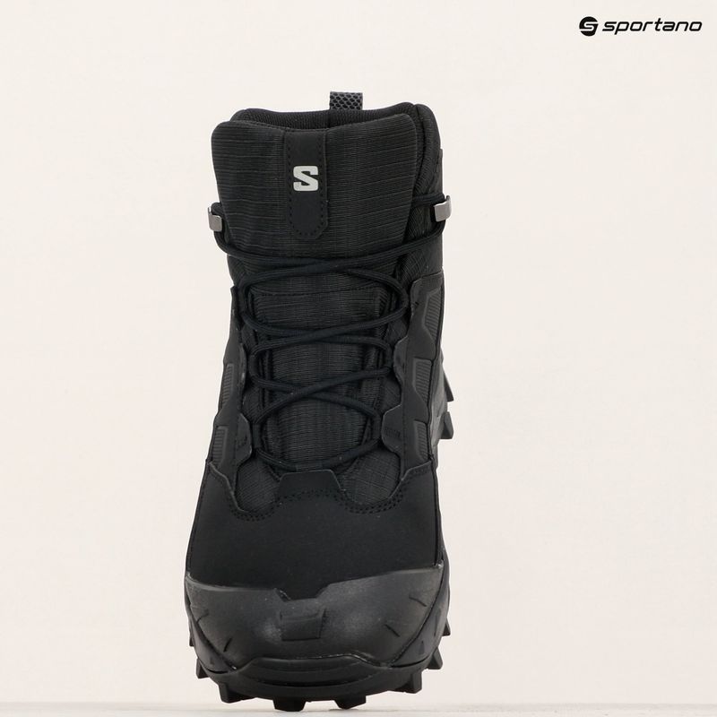Salomon Crosstrak WP men's trekking boots black/black/asphalt 15