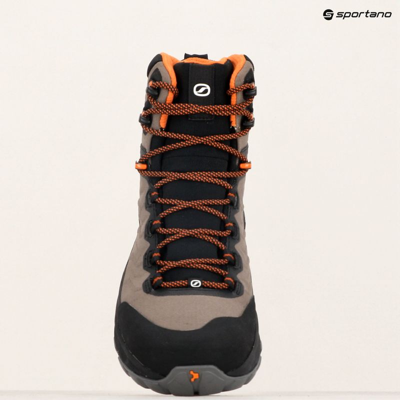 Men's trekking boots SCARPA Rush TRK LT GTX mud/ burnt orange 9