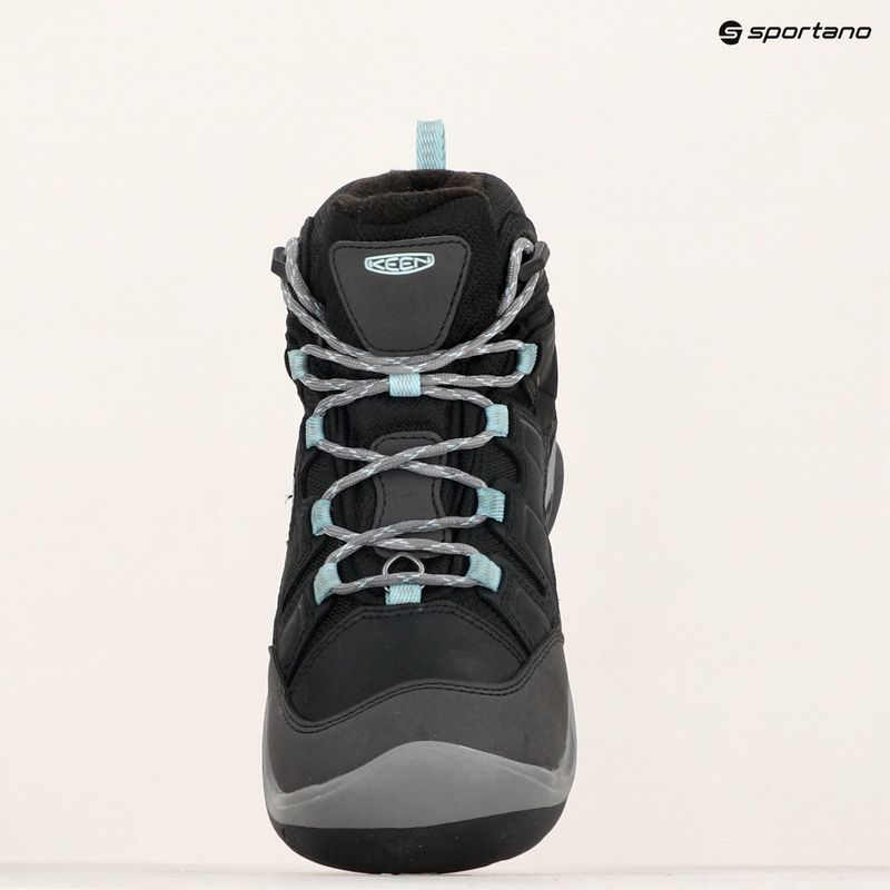 Women's hiking boots KEEN Circadia Mid Polar black/cloud blue 14