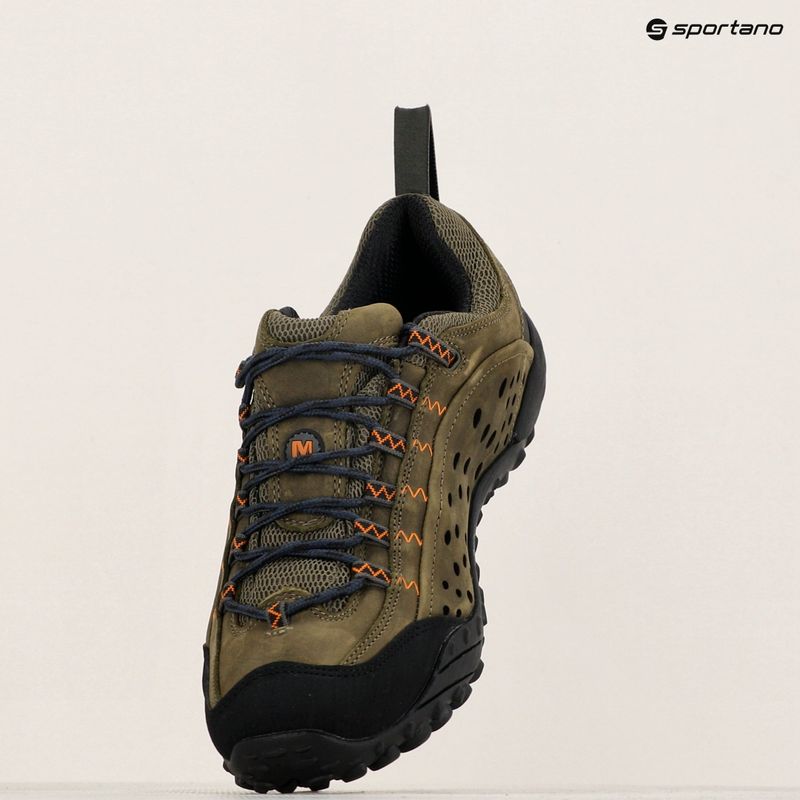 Merrell Intercept men's hiking boots dark olive 14