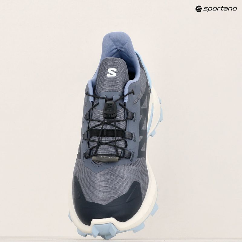 Salomon Supercross 4 women's running shoes grisaille/white/cashmere blue 18