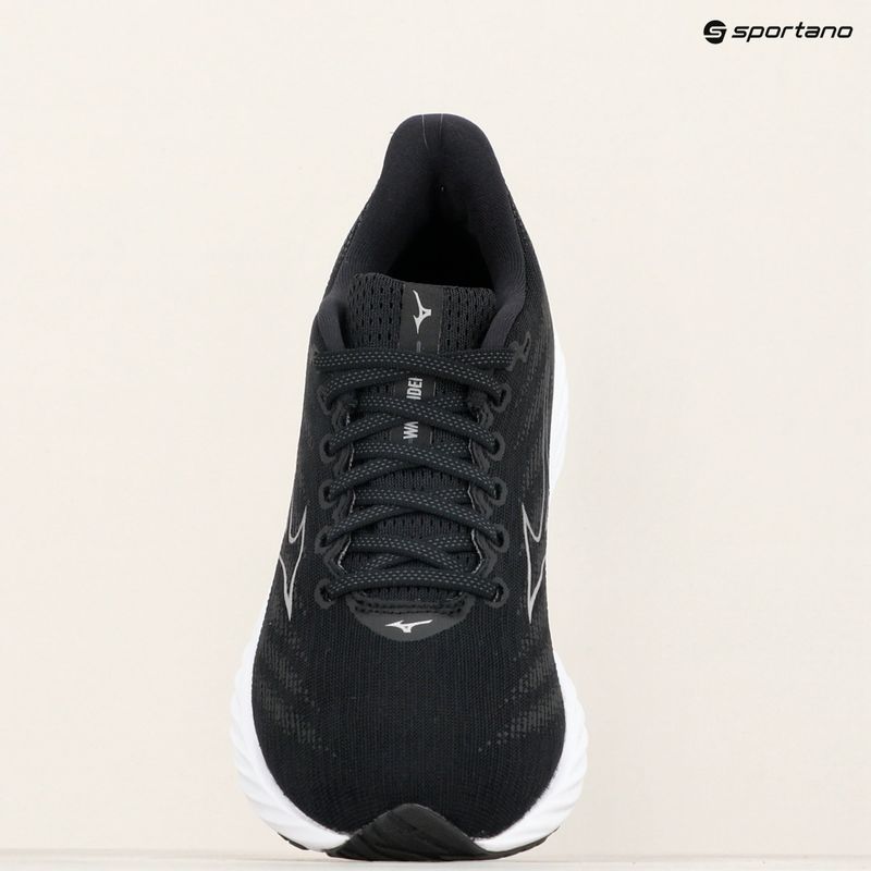 Men's running shoes Mizuno Wave Rider 28 black/silver/ebony 9