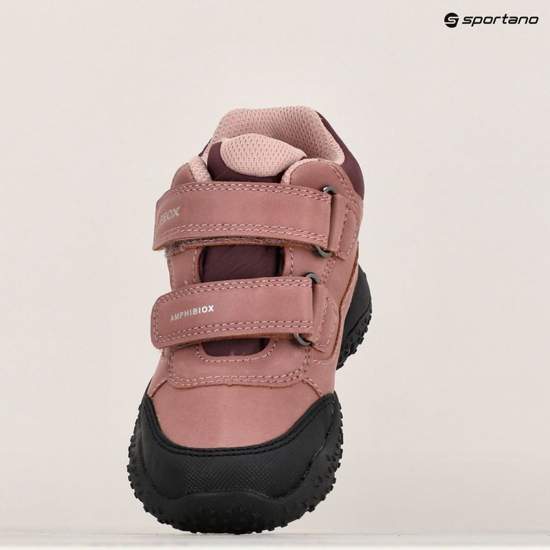 Geox Baltic ABX children's shoes dark rose/dark burgundy 9