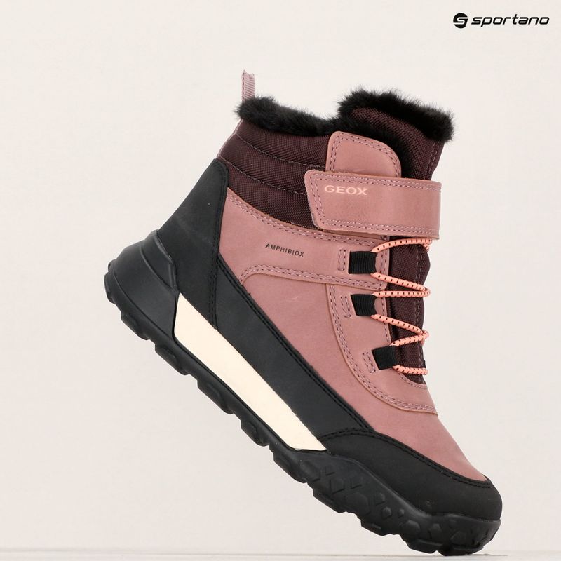 Geox Trekkyup ABX dark pink junior snow boots 17