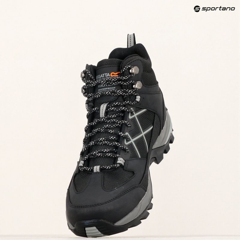 Men's trekking boots REGATTA Samaris III black/granite 20