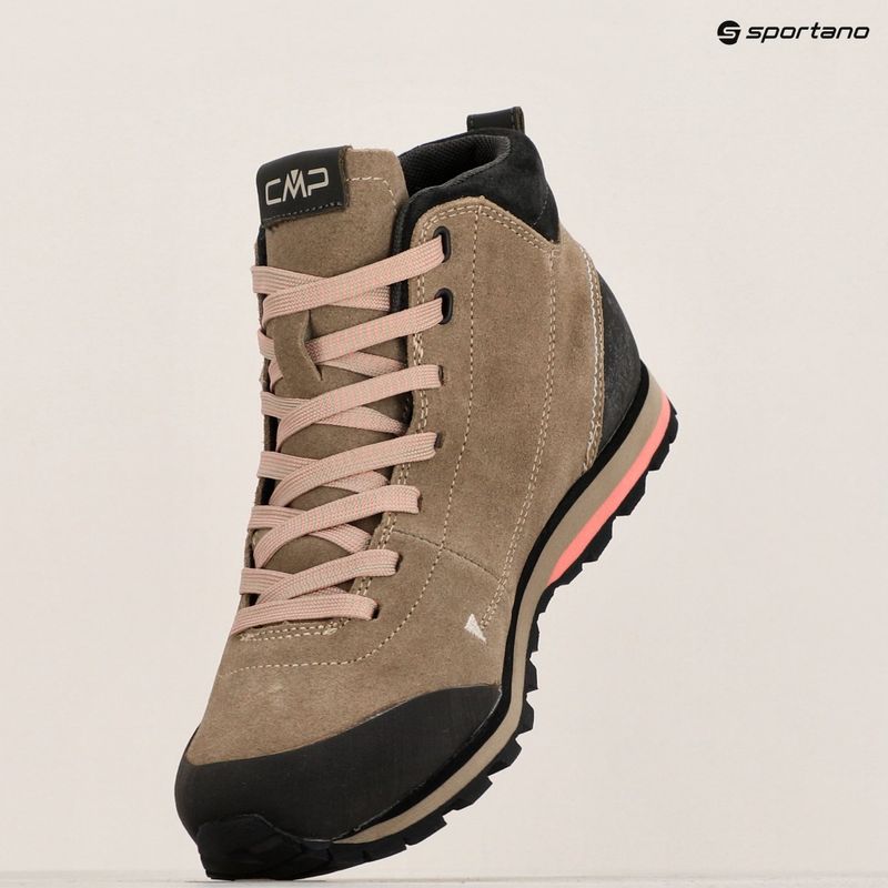 Women's trekking boots CMP Elettra Mid sand / pesca 7