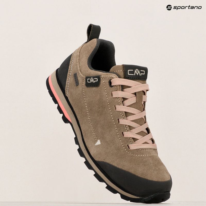 Women's trekking boots CMP Elettra Low sand / pesca 6