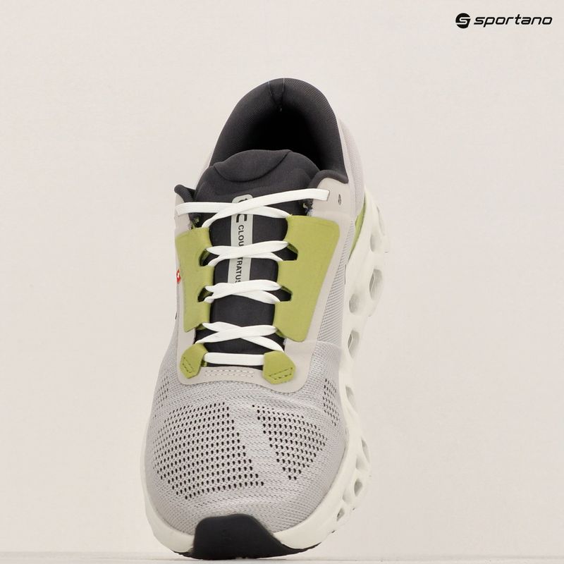 Men's On Running Cloudstratus 3 pearl/ivory running shoes 16